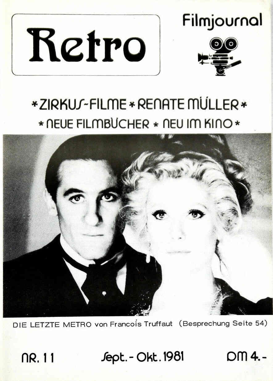 RETRO (De) magazine side cover Issue 11 September/October 1981