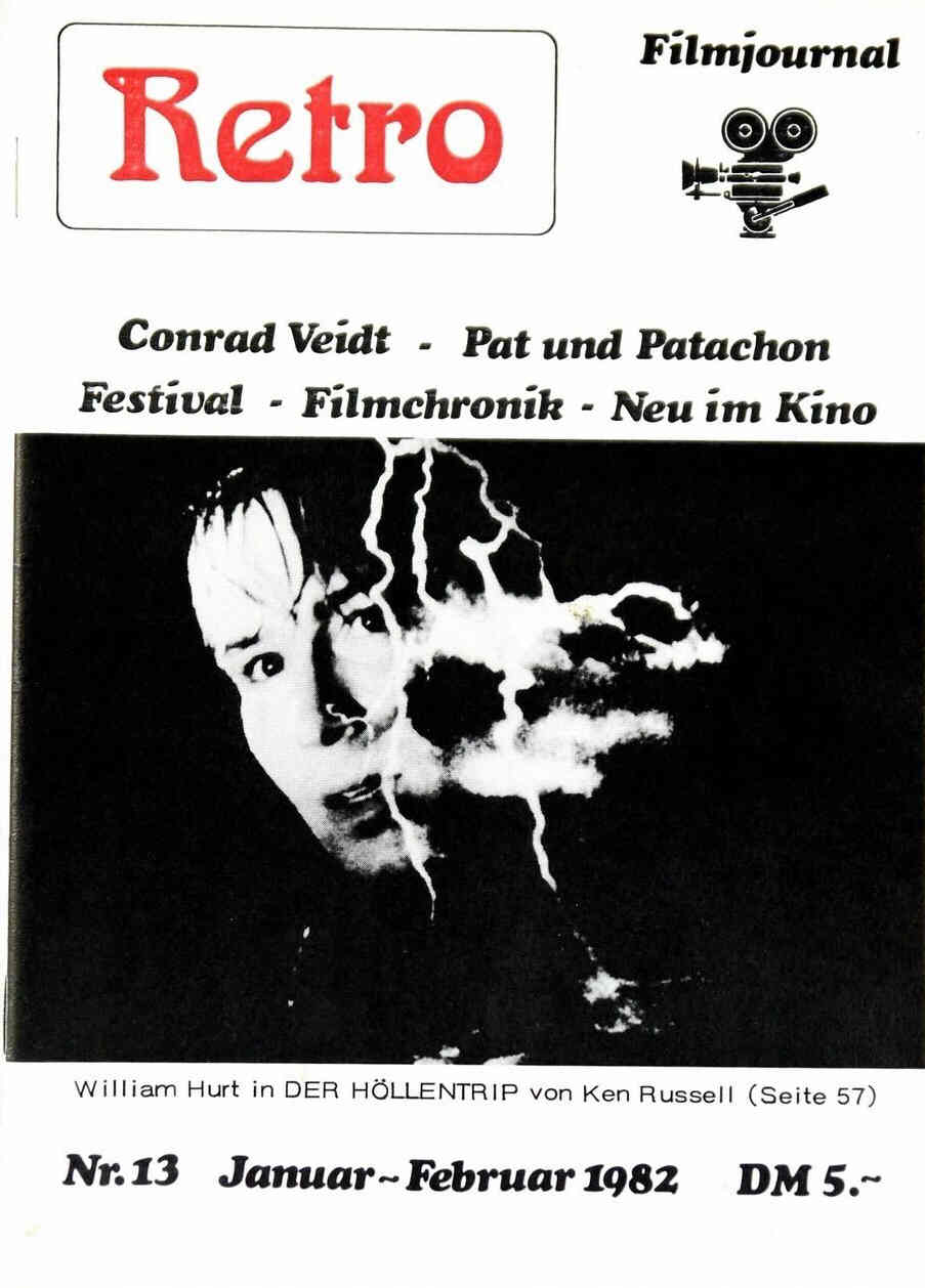 RETRO (De) magazine side cover Issue 13 January/February 1982