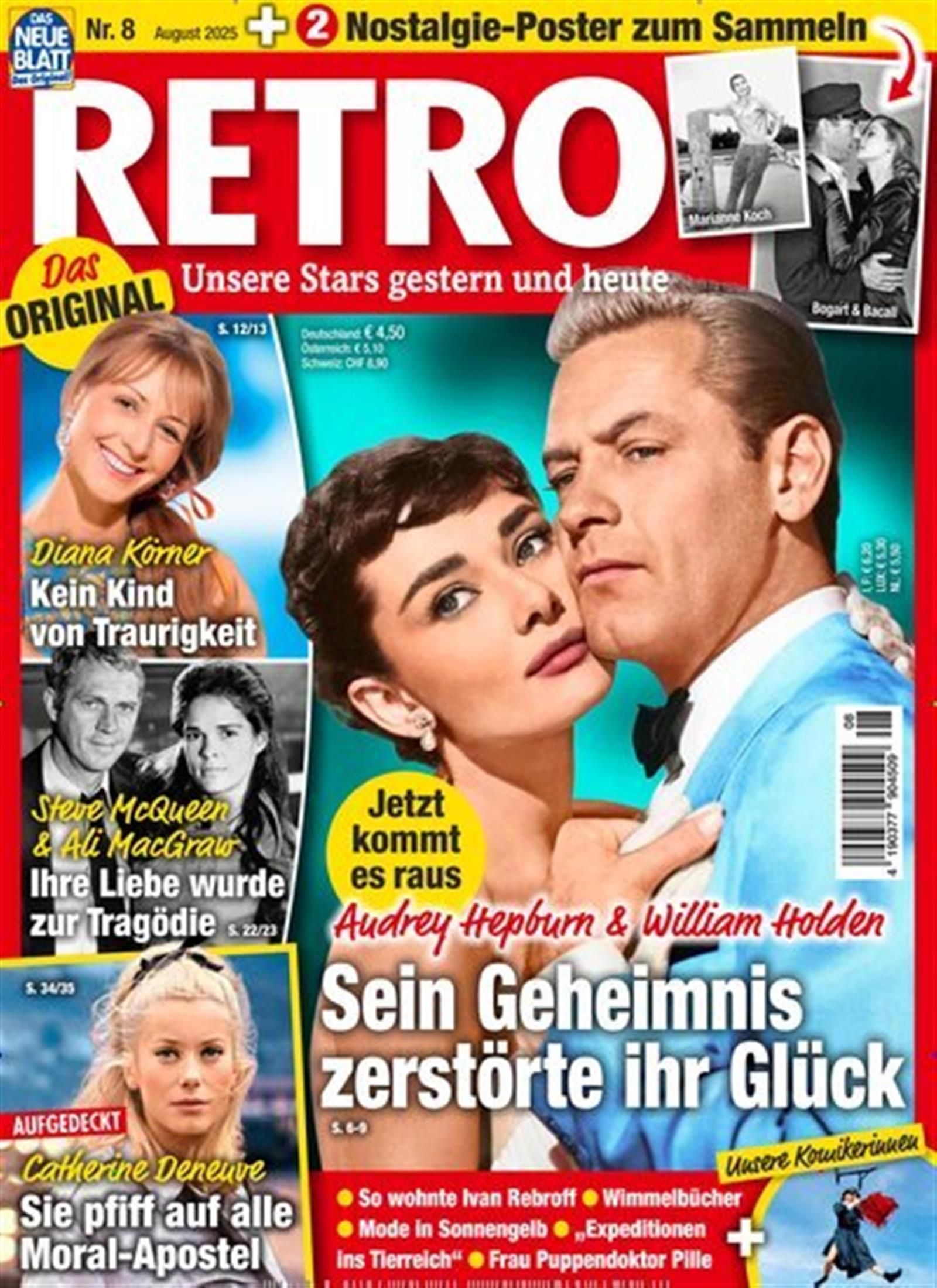 RETRO magazine cover  August 2025