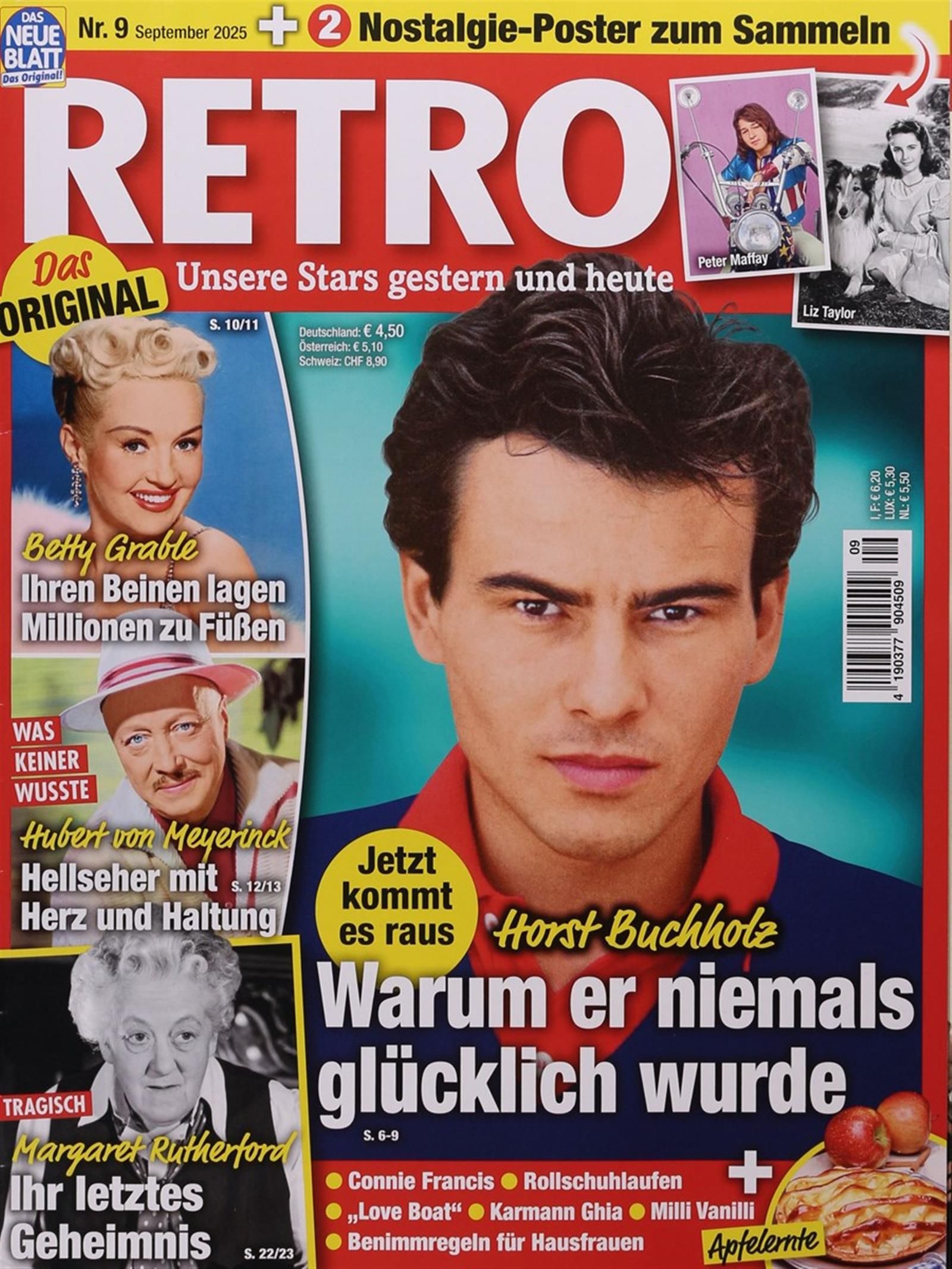 RETRO magazine cover  September 2025