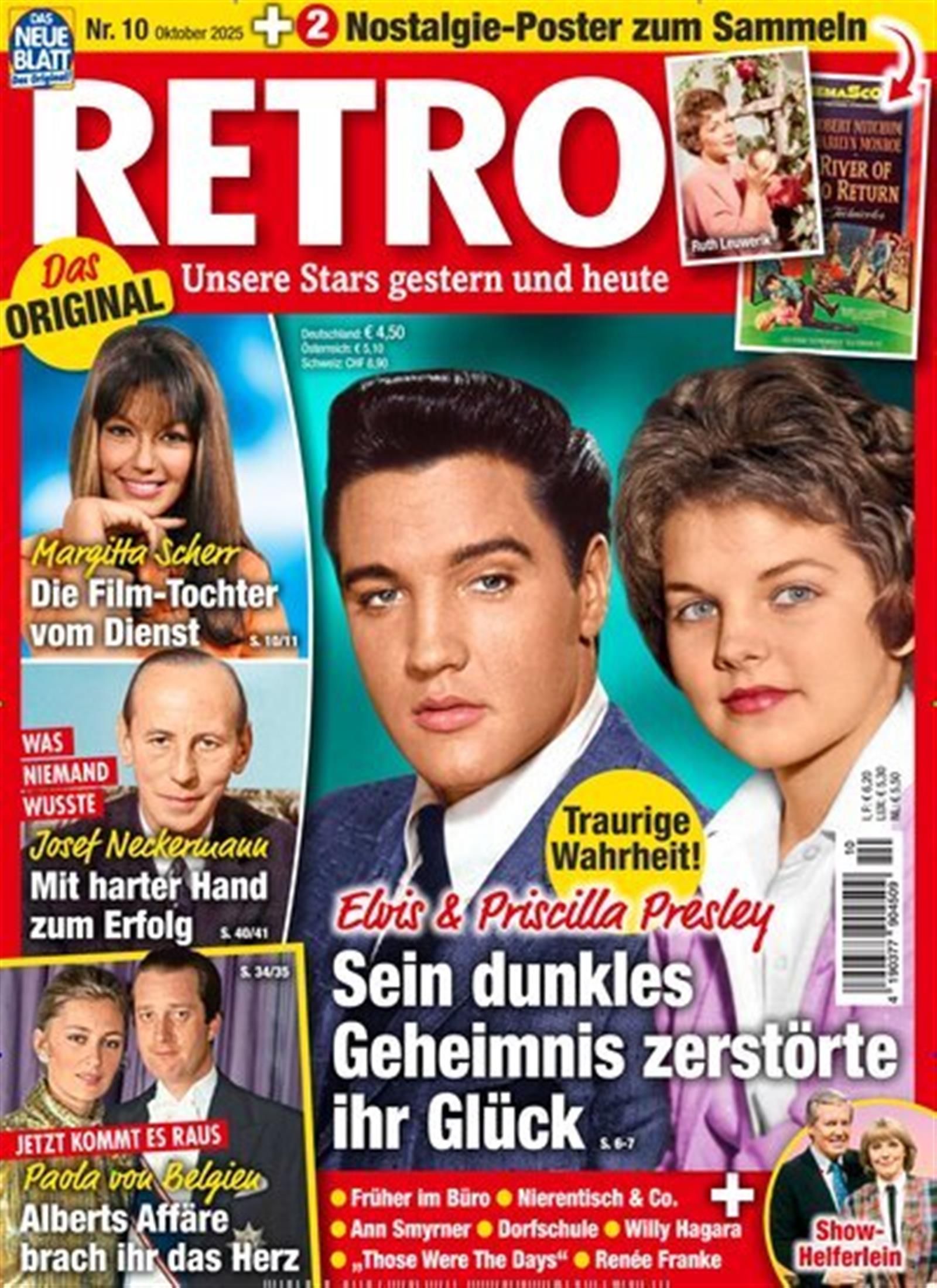 RETRO magazine cover  October 2025