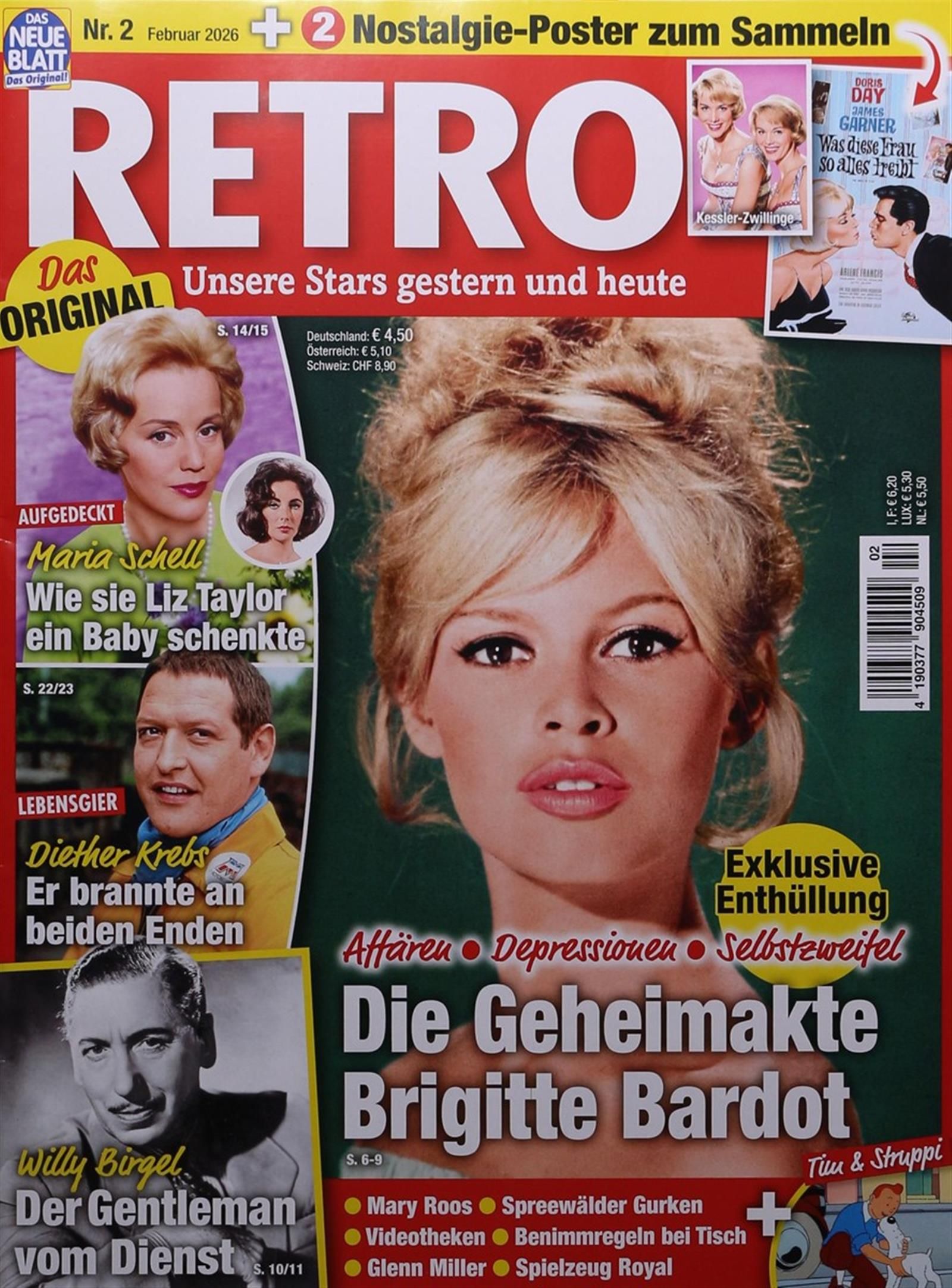 RETRO magazine cover  February 2026