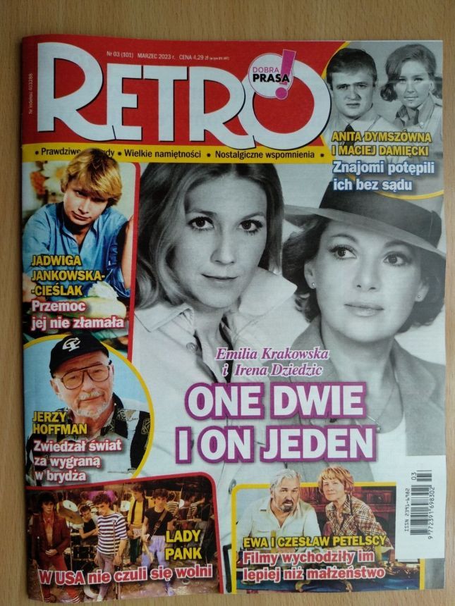 RETRO POLAND magazine side cover Issue 101  March 2023