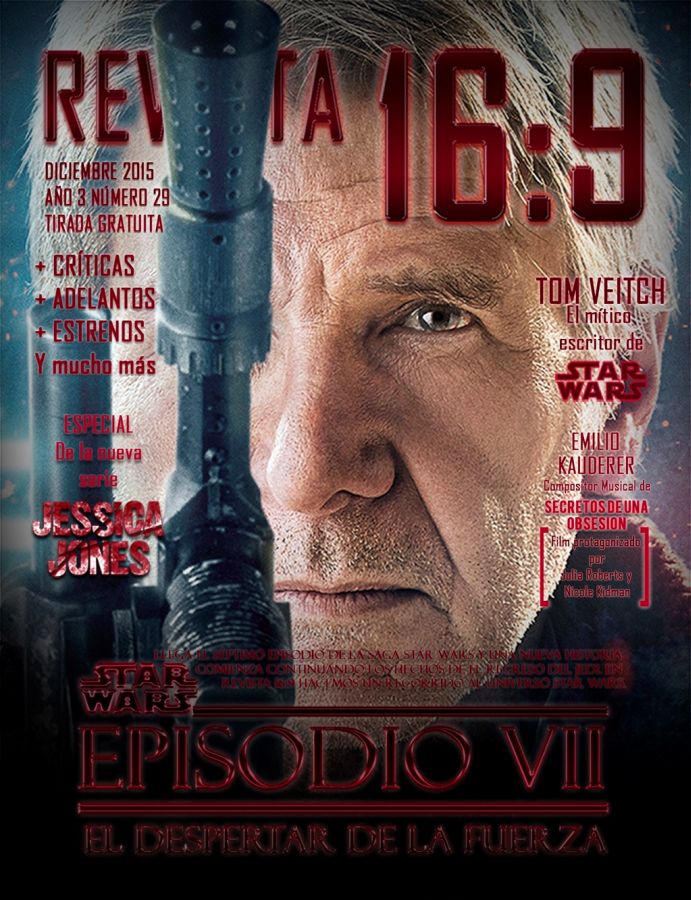 REVISTA 16:9 magazine cover Issue 29 December 2015