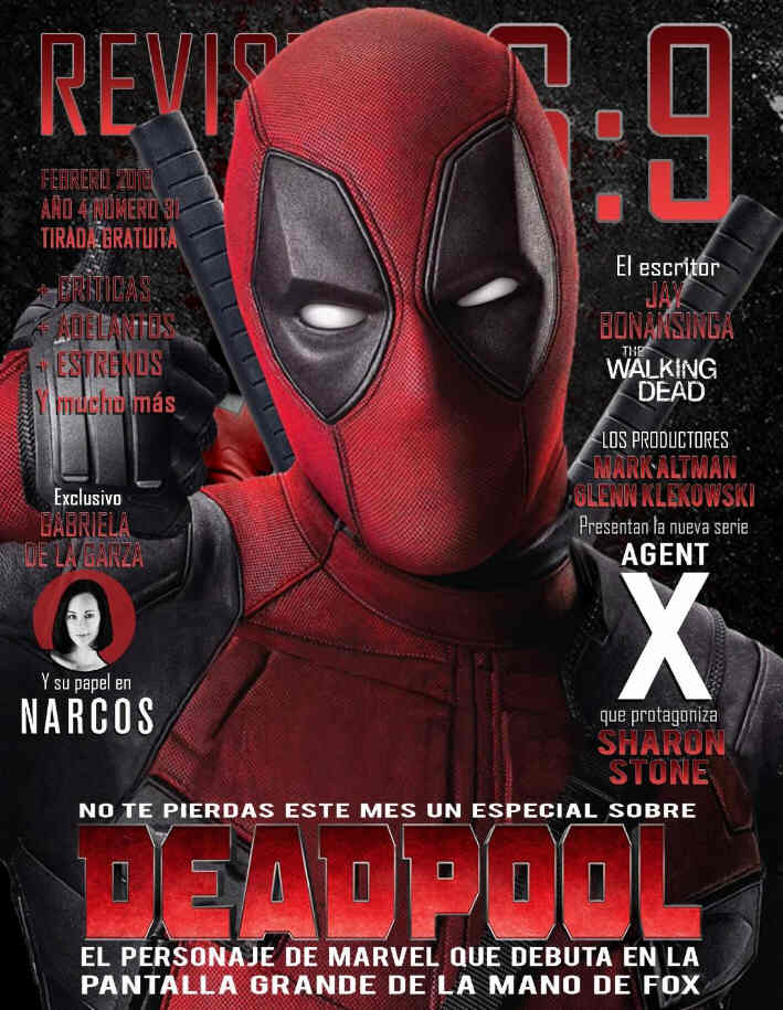 REVISTA 16:9 magazine side cover Issue 31 February 2016