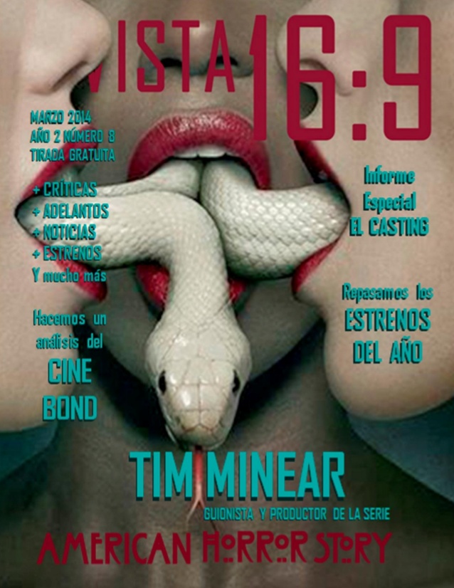 REVISTA 16:9 magazine side cover Issue 8 March 2014