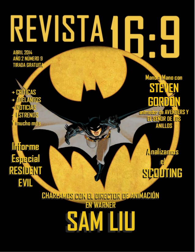 REVISTA 16:9 magazine side cover Issue 9 April 2014