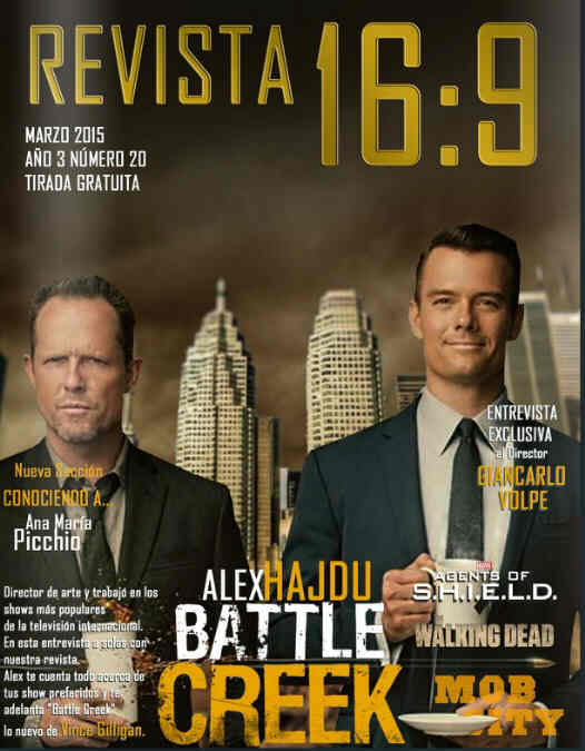 REVISTA 16:9 magazine side cover Issue 20 March 2015