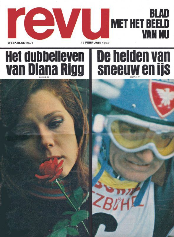 REVUE magazine side cover Issue 7 17 February 1968