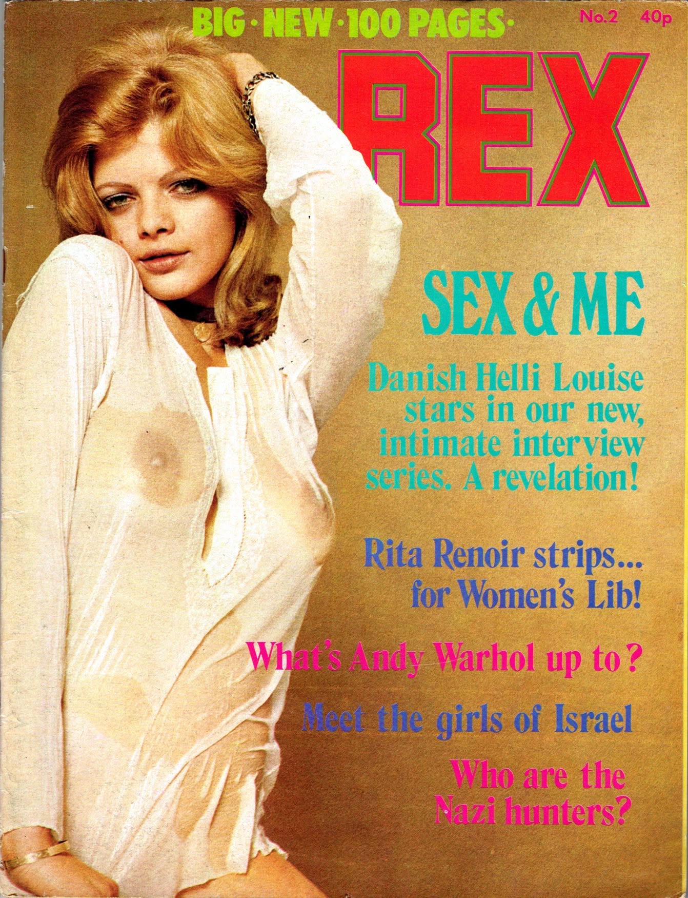 REX magazine cover Issue 2   1969