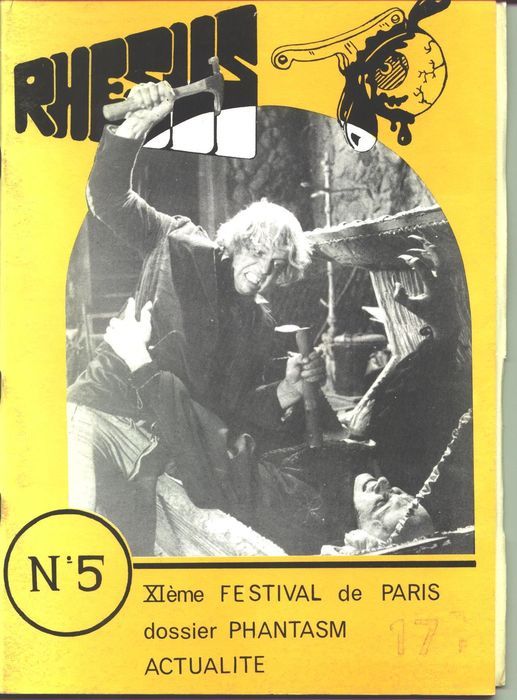RHESUS ZERO magazine cover Issue 5 April 1980