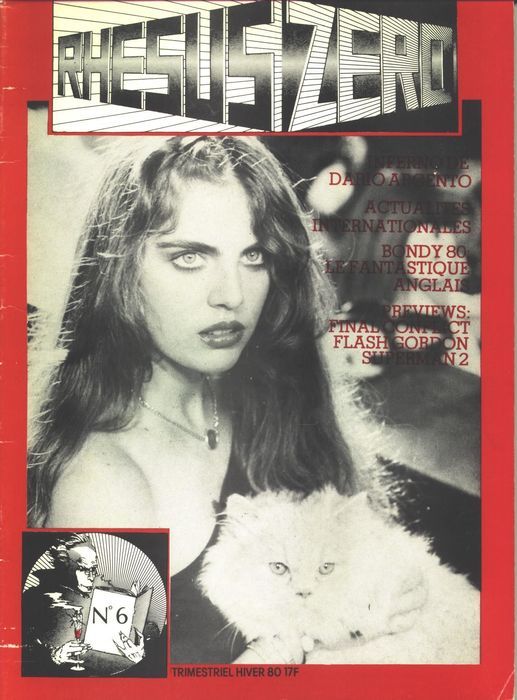 RHESUS ZERO magazine cover Issue 6 Winter 1980