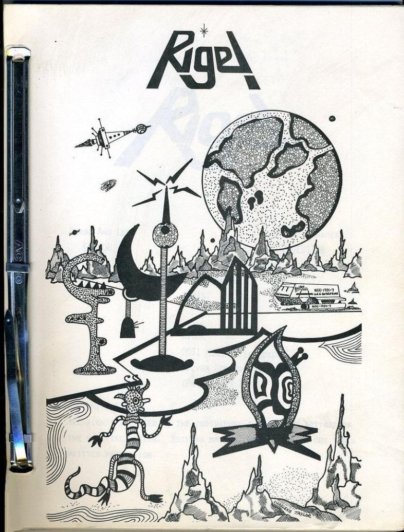 RIGEL magazine side cover Issue 2   1975