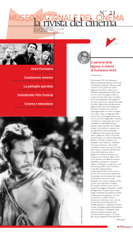 RIVISTA DEL CINEMA magazine cover Issue 21  