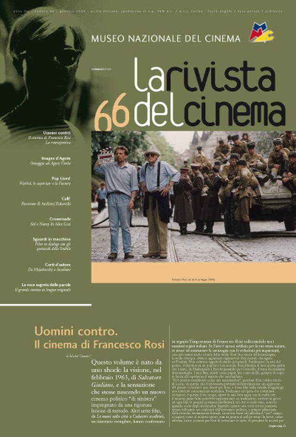 RIVISTA DEL CINEMA magazine cover Issue 66  