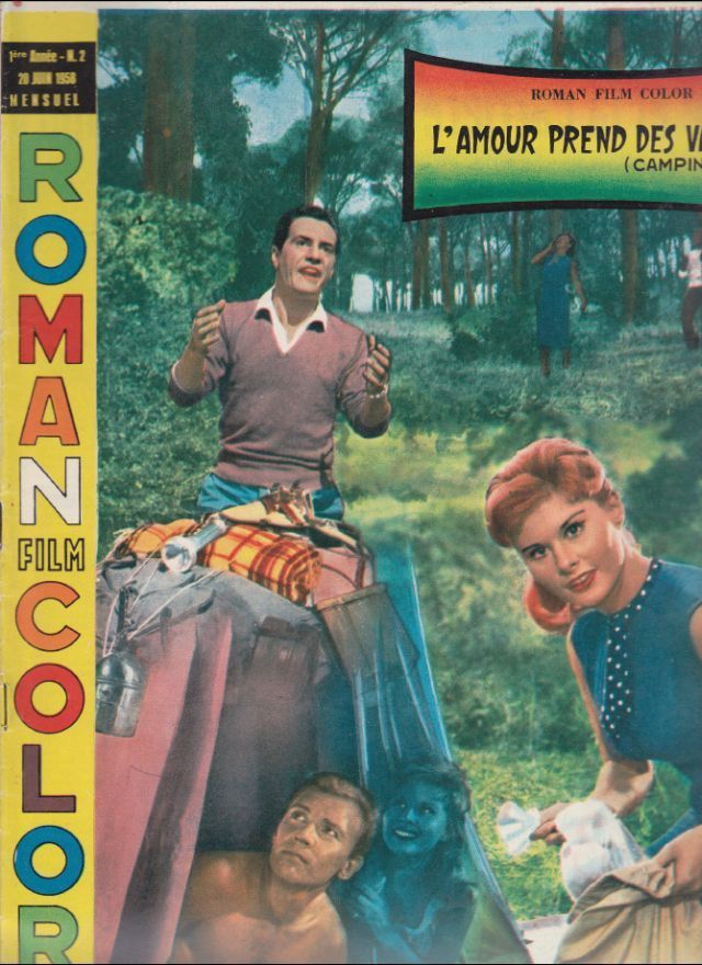 ROMAN FILM COLOR magazine side cover Issue 2 20 June 1958