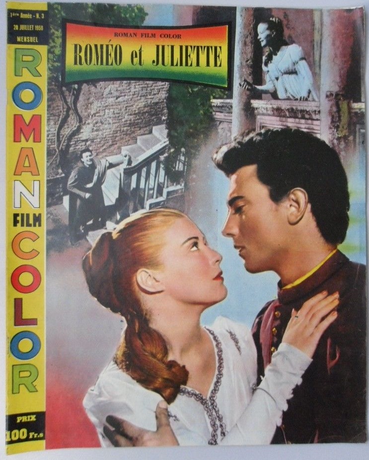 ROMAN FILM COLOR magazine side cover Issue 3 20 July 1958