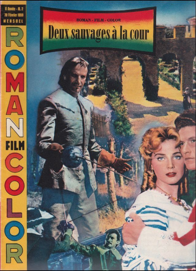 ROMAN FILM COLOR magazine side cover Issue 2 20 February 1959