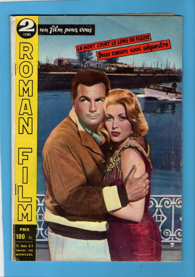 ROMAN FILM UN FILM POUR VOUS magazine side cover Issue 9 September 1959