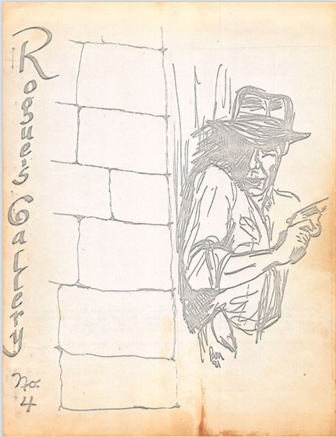 ROGUES GALLERY magazine cover Issue 4   1981