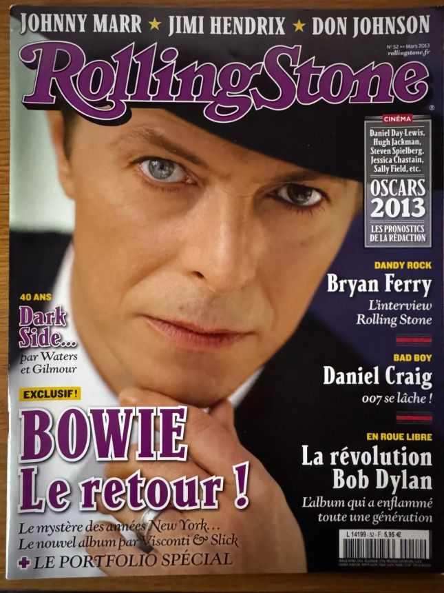 ROLLING STONE (FR) magazine side cover  March 2013