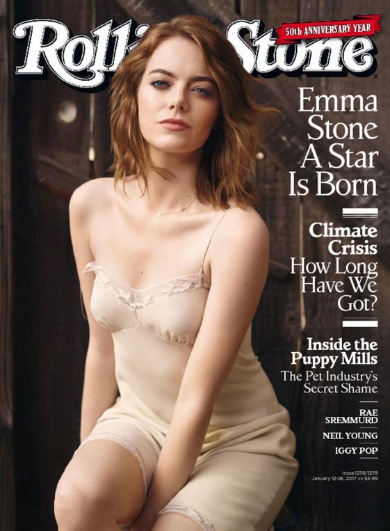 ROLLING STONE magazine cover 12 January 2017