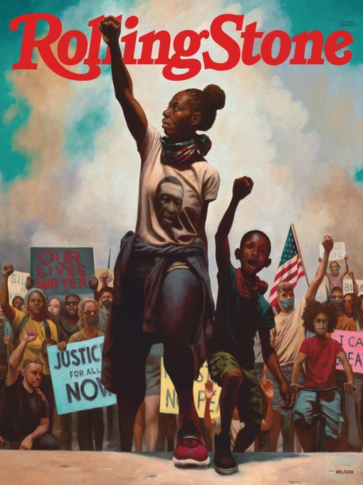 ROLLING STONE magazine cover  July 2020