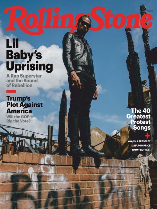 ROLLING STONE magazine cover  August 2020