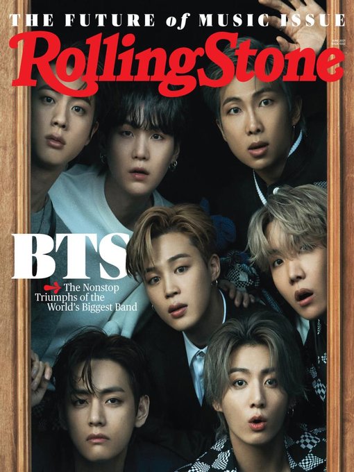 ROLLING STONE magazine cover  June 2021