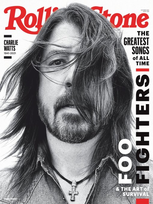 ROLLING STONE magazine cover  October 2021