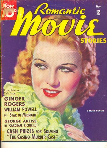 ROMANTIC MOVIE STORIES magazine side cover May 1935