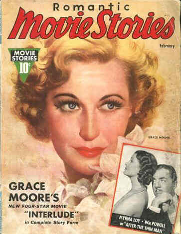 ROMANTIC MOVIE STORIES magazine cover February 1937