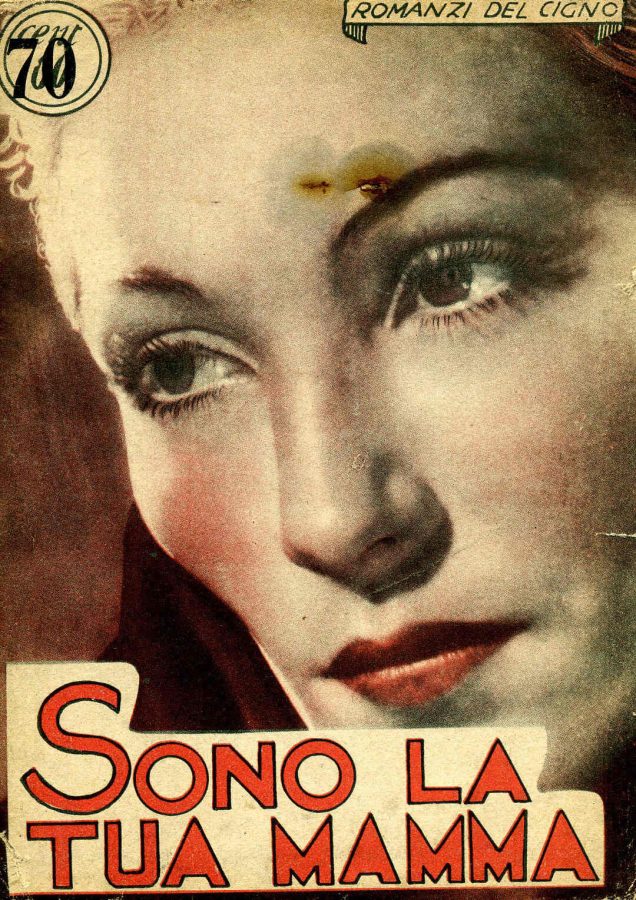 ROMANZI DEL CIGNO magazine side cover Issue 8  1943