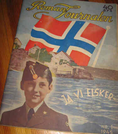 ROMAN JOURNALEN magazine side cover Issue 1  1945