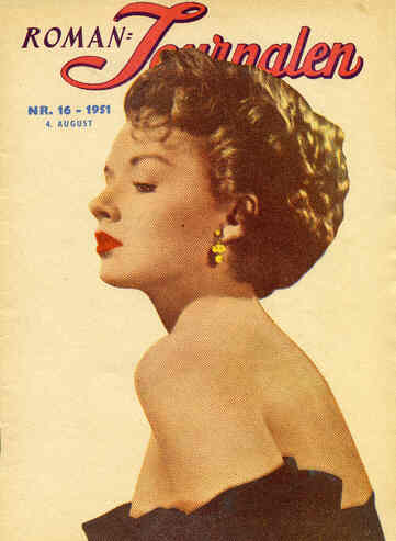 ROMAN JOURNALEN magazine side cover Issue 16 4 August 1951
