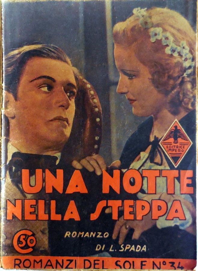 I ROMANZI DEL SOLE magazine side cover Issue 34   1936
