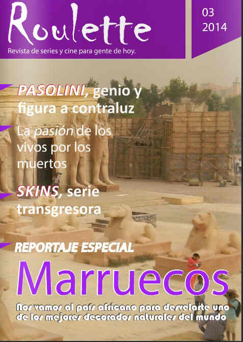 ROULETTE magazine side cover August/September 2014