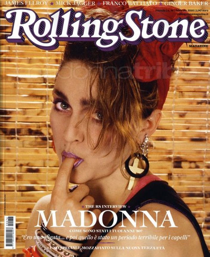 ROLLING STONE ITALY magazine side cover  February 2010
