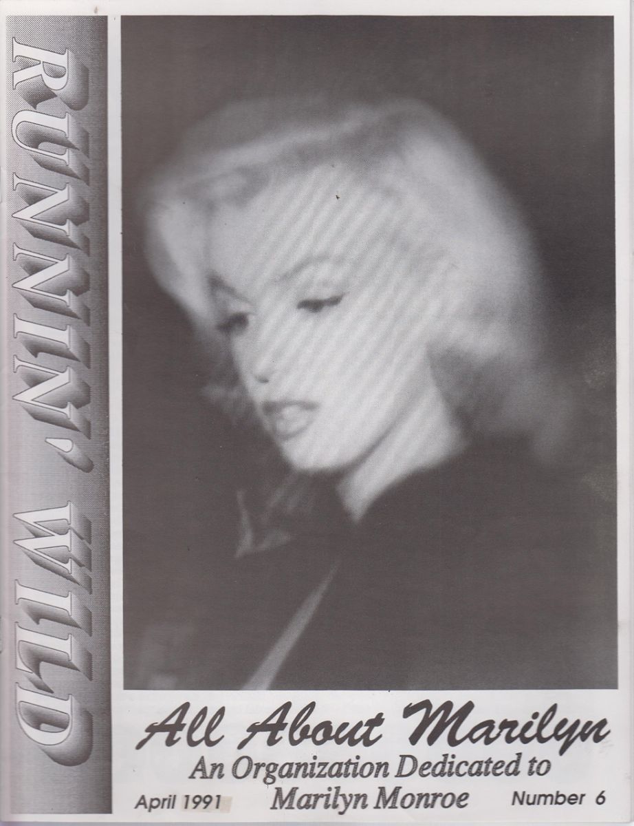 RUNNIN WILD ALL ABOUT MARILYN magazine cover Issue 6  April 1992