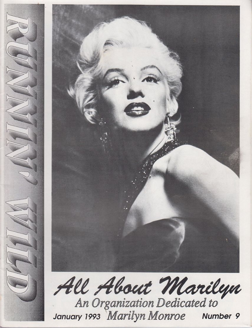 RUNNIN WILD ALL ABOUT MARILYN magazine cover Issue 9  January 1993