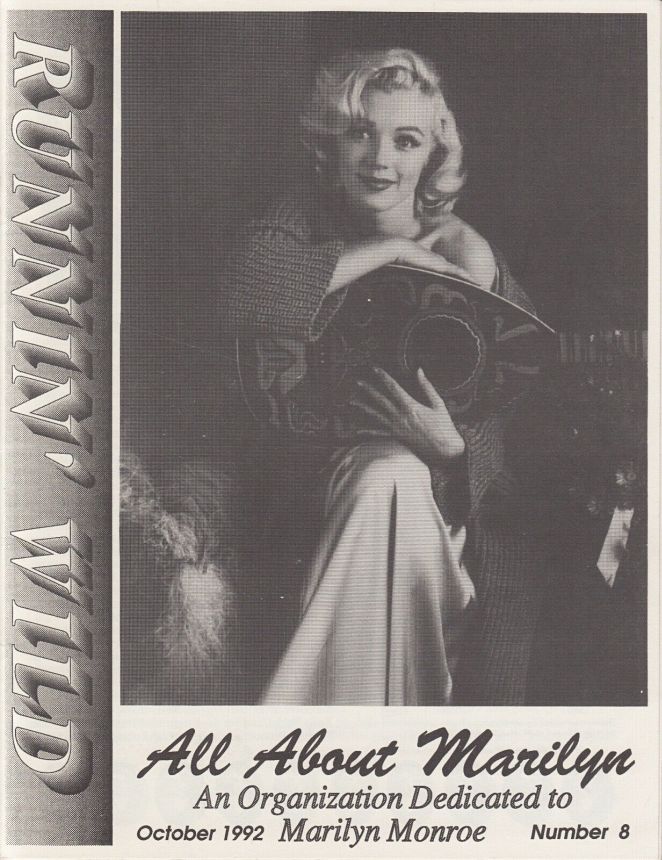 RUNNIN WILD ALL ABOUT MARILYN magazine cover Issue 8  October 1992