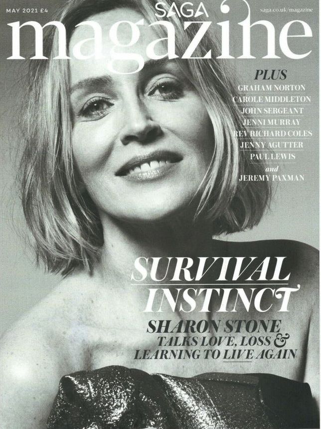 SAGA MAGAZINE magazine side cover  May 2021