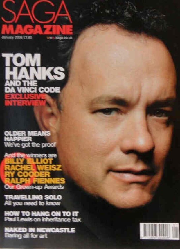 SAGA MAGAZINE magazine side cover  January 2006