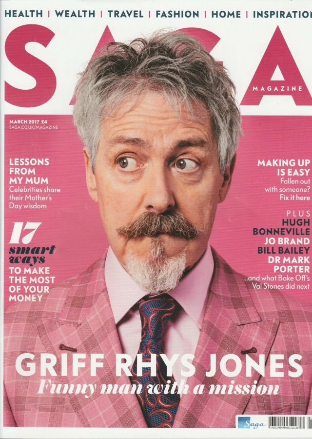 SAGA MAGAZINE magazine side cover  March 2017