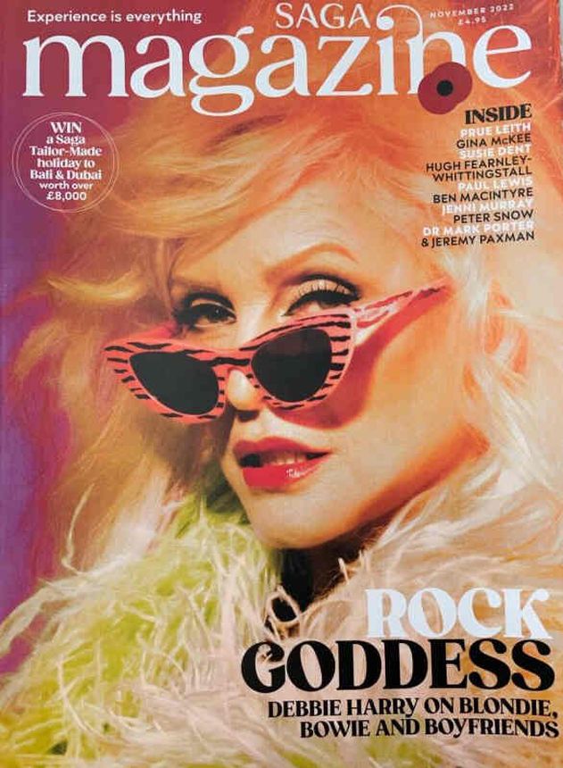 SAGA MAGAZINE magazine side cover  November 2022