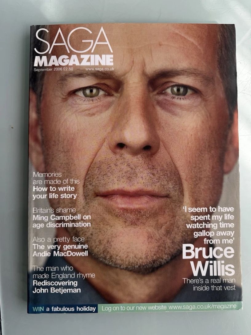 SAGA MAGAZINE magazine side cover  September 2006