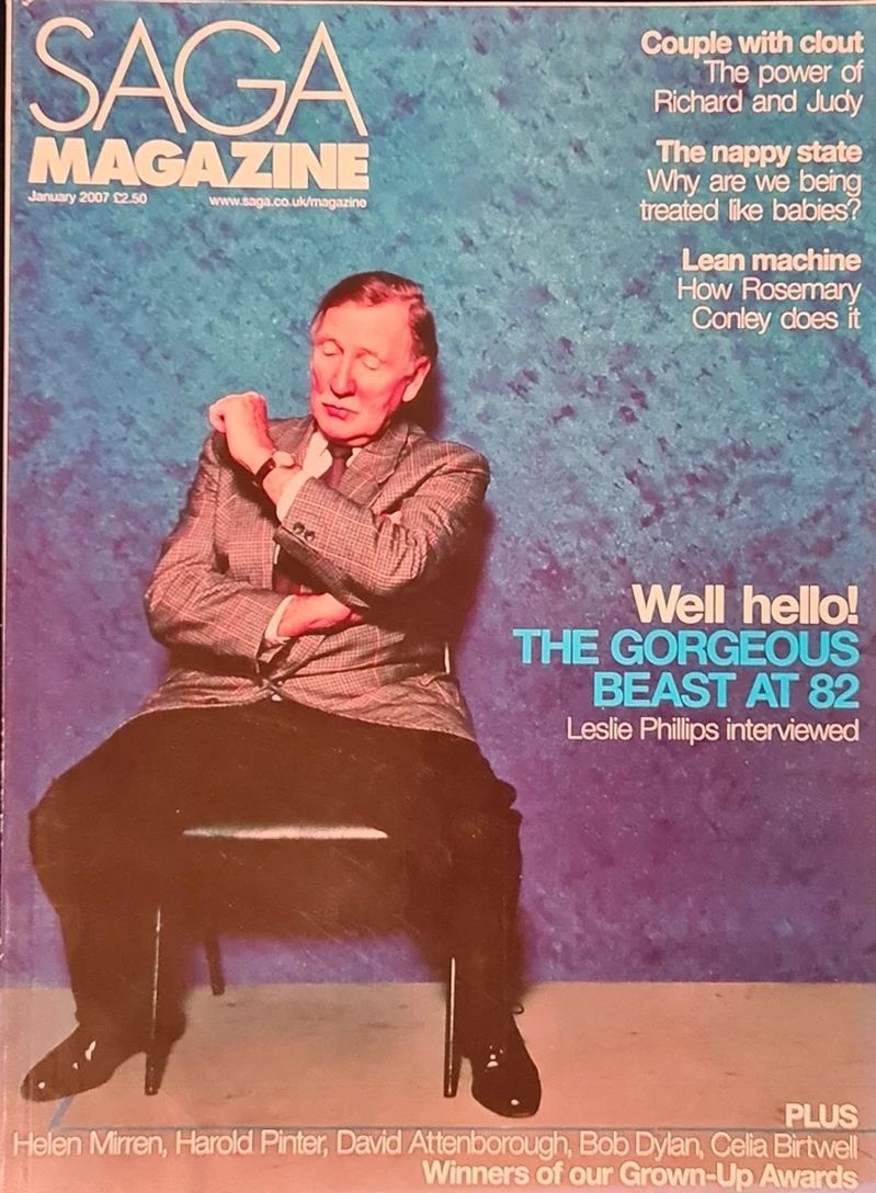 SAGA MAGAZINE magazine side cover  January 2007