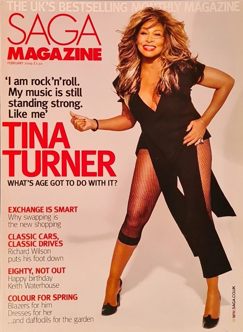 SAGA MAGAZINE magazine side cover  February 2009