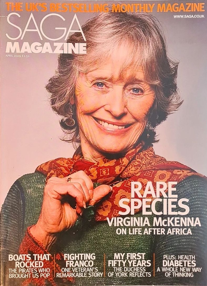 SAGA MAGAZINE magazine side cover  April 2009