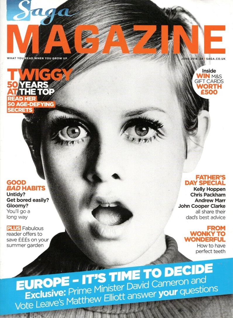 SAGA MAGAZINE magazine side cover  June 2016